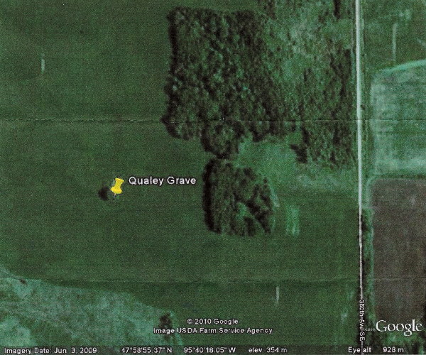 Site of Ragna Kvale's grave
